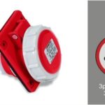 TOMA EMPOTRABLE 32A 380-440 3P+T 6H IP67 24332 SPEEDPRO FAMATEL