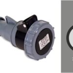 TOMA AEREO 16A 500 3P+T 7H IP67 24400 SPEEDPRO FAMATEL