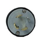 ENCHUFE CLAVIJA DE SEGURIDAD TIPO NEMA MARCA TM 3 POLOS + TIERRA CONFIGURACION L14-30P CORRIENTE MAXIMA 30 AMP VOLTAJE MAXIMO 250V CERTIFICADO UL