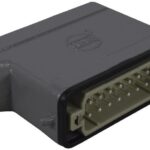 CONECTOR INDUSTRIAL 16 POLOS 10A 400V MACHO ENTRADA LATERAL