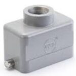 CONECTOR INDUSTRIAL 10 POLOS 16A 500V MACHO DE EXTENSION SALIDA POSTERIOR (REQUIERE MANGUITO PG16)