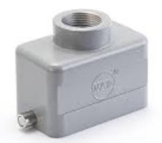 04-39-036_1.jpg CONECTOR INDUSTRIAL 10 POLOS 16A 500V MACHO DE EXTENSION SALIDA POSTERIOR (REQUIERE MANGUITO PG16) - Image 1