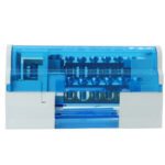CAJA DE DISTRIBUCION 2 POLOS, 125A, 500V, 5 X 2.5-6MM, 1 X 10-25MM, 1 X 10-35MM CADA BARRA