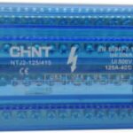 CAJA DE DISTRIBUCION 4 POLOS, 125A, 500V, 11 X 2.5-6MM, 3 X 10-25MM, 1 X 10-35MM CADA BARRA