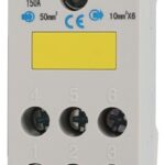 BLOQUE DISTRIBUCION ENT 1 X6-1/0AWG SAL 6X8AWG 150A 690V AM