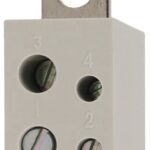 BLOQUES DE DISTRIBUCION O POWER BLOCK MARCA TM LINEA DE ENTRADA: TERMINAL PLANO CON OJO CHINO DE 12MM X 13MM LINEA DE SALIDA: 4 CABLES EN TOTAL: 2 DE HASTA 8 AWG Y 2 HASTA 12 AWG CORRIENTE MAXIMA 125 AMP