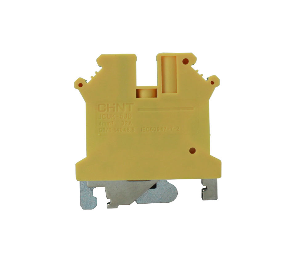 04-41-014_1.jpg BORNERA JCUK 4MM2-12AWG 800V 32AMP TIERRA AMARILLO/VERDE - Image 1