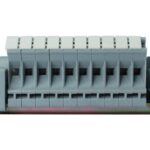 BORNERA JCUK EN JUEGO 6MM2-10AWG2 800V 41AMP GRIS CON RIEL