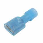 TERMINAL CABLE HEMBRA NO 16-14 AZUL AISLADA COMPLETA NYLON PAQ 100 UNIDS