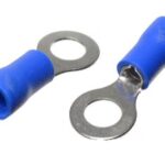 TERMINAL DE OJO (6MM DIA) PARA CABLE 16-14AWG FORRO AZUL PAQ 100 UNIDS