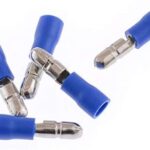 TERMINAL CABLE MACHO NO 16-14 AZUL REDONDO PAQ 100 UNIDS