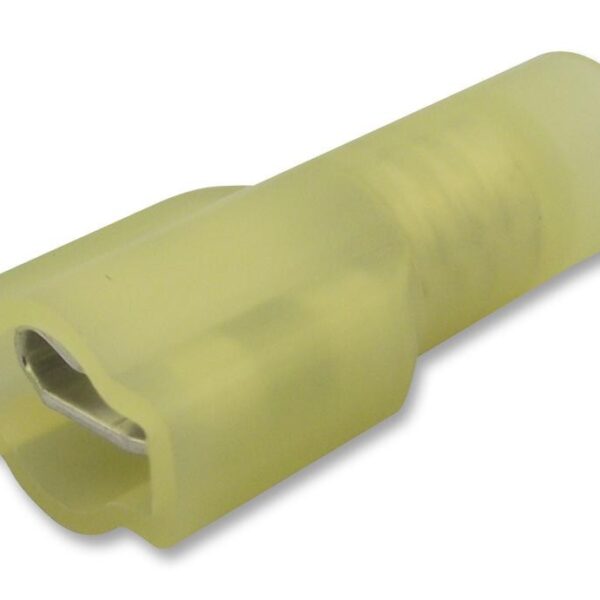 TERMINAL CABLE HEMBRA NO 12-10 AMARILLA AISLADA COMPLETA NYLON