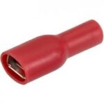 TERMINAL CABLE HEMBRA NO 22-16 ROJA AISLADA COMPLETA PAQ 100 UNIDS