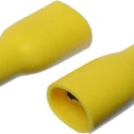 TERMINAL CABLE HEMBRA NO 12-10 FASTON FORRO TOTAL AMARILLO