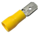 TERMINAL CABLE MACHO NO 12-10 FASTON FORRO AMARILLO
