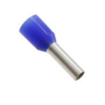 TERMINAL DE PIN HUECO MARCA TM PARA CABLE 2,5MM2 / 14 AWG COLOR AZUL PAQUETE DE 100UNDS
