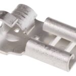 TERMINAL HEMBRA ESTILO BANDERA PARA ALTA TEMPERATURA DE ACERO INOXIDABLE 483C PARA CABLE 16-14 AWG CON UN ANCHO DE 7.66MM PAQ 100 UNIDS