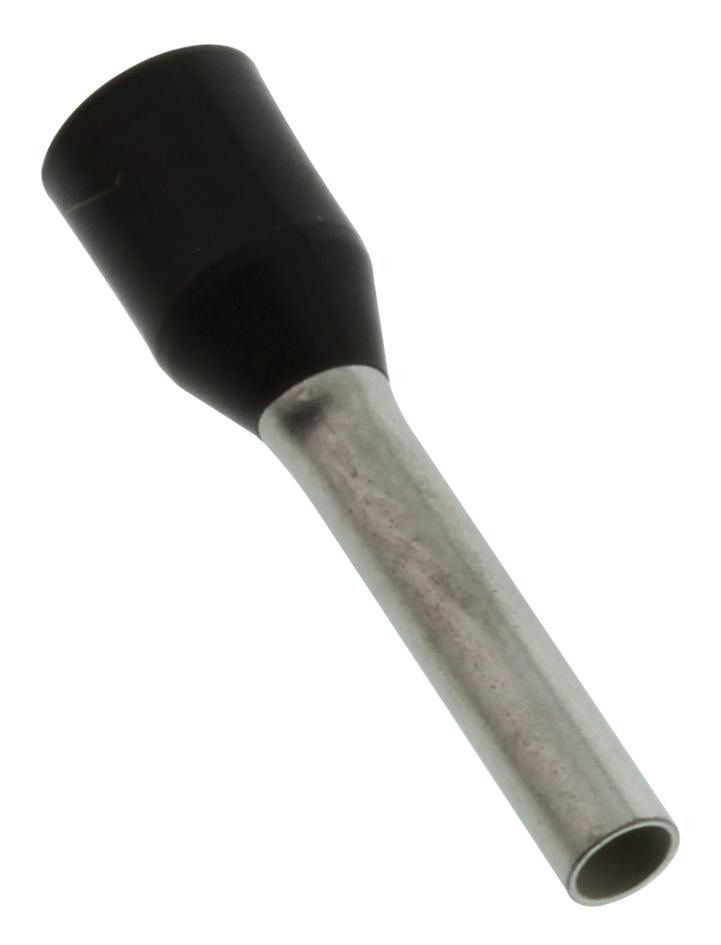 04-45-117_1.jpg TERMINAL DE PIN HUECO PARA CABLE 16AWG FORRO NEGRO - Image 1