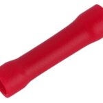 UNION TIPO CONECTOR TUBULAR PARA CABLE 22-16AWG ROJO