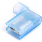 TERMINAL CABLE BANDERA HEMBRA 16AWG-14 AZUL PREAISLADA