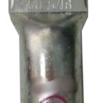 TERMINAL DE COMPRESION DE OJO PARA CABLE 1/0 AWG ORIFICIO 5/16 PULGADAS DE BARRIL LARGO COBRE ELECTRO ESTAÑADO 600 VOLTIOS 90C CODIGO DE COLOR ROSA