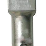 TERMINAL DE OJO BARRIL LARGO PARA CABLE 2/0 AWG O 70MM2 CON ORIFICIO DE 3/8 MATERIAL COBRE ELECTRO ESTAÑADO 600 VOLTIOS CODIGO DE COLOR GRIS NORMADO UL