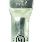 TERMINAL DE COMPRESION DE OJO PARA CABLE 750 KCMIL ORIFICIO 5/8 PULGADAS DE BARRIL LARGO COBRE ELECTRO ESTAÑADO 600 VOLTIOS 90C CODIGO DE COLOR NEGRO