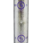TERMINAL CONECTOR LARGO TIPO UNION MARCA TM DE COBRE ESTAÑADO PARA CALIBRE DE CABLE 4/0 AWG MARCADO EN COLOR MORADO NORMADO UL