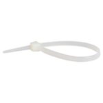 AMARRA PLASTICA BLANCA 200MM X 3.6MM 8 PULGADAS  PAQUETE 100 UND