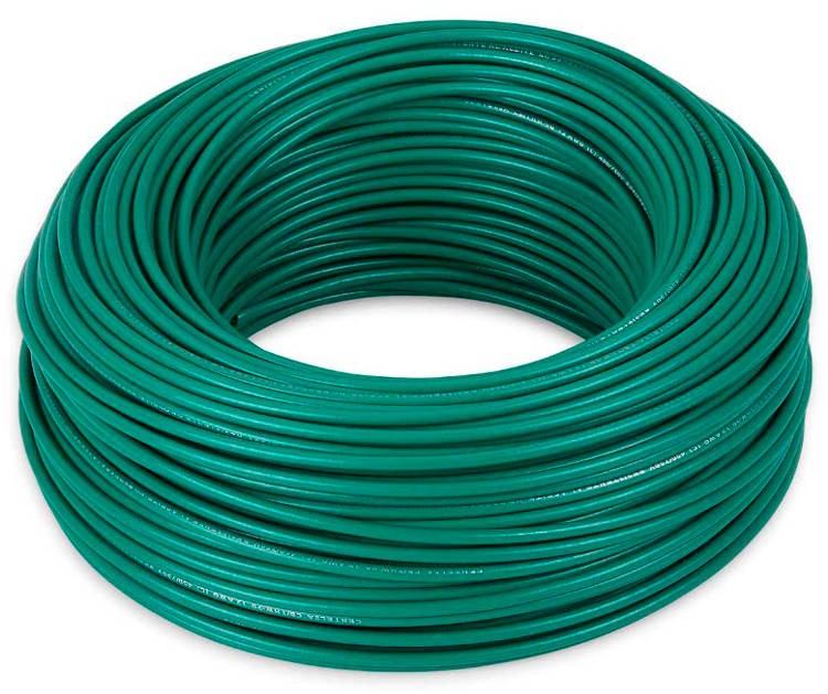 04-50-016_1.jpg CABLE 12AWG. COLOR VERDE. COBRE. THHN. CARRETE - Image 1