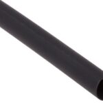 FORRO O MANGA TERMOCONTRACTIL POR METRO DIAMETRO INICIAL 6 MM DIAMETRO YA ENCOGIDO 3 MM COLOR NEGRO TEMPERATURA MAXIMA 125 GRADOS C