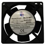 VENTILADOR AXIAL 92X92X25MM 120/240 VAC 50/60HZ 0.14 / 0.07 AMP 1800/2200RPM  27/34CFM