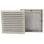 REJILLA PLASTICA CON FILTRO PARA VENTILADOR 120MM X 120MM / 110MM X 110MM