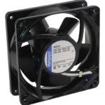 VENTILADOR AXIAL 110X110X25MM 120/240 VAC 50/60HZ 0.20 / 0.10 AMP 1800/2200RPM  49/58CFM