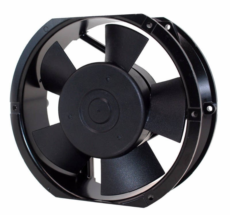 04-56-080_1.jpg VENTILADOR AXIAL MARCA TM VOLTAJE DE ALIMENTACION 110-120VAC RODAMIENTO EN BALINERA CORRIENTE 0,4 AMP FLUJO 299 A 366 M3/HR TAMAÑO 172MM X 150MM X 51MM - Image 1