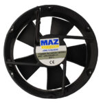VENTILADOR AXIAL MARCA TM VOLTAJE DE ALIMENTACION 200-240VAC RODAMIENTO EN BALINERA CORRIENTE 0,3 AMP FLUJO 2280 A 2570 M3/HR TAMAÑO 220MM X 220MM X 60MM