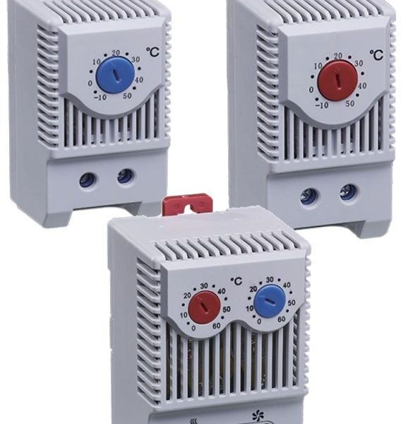 TERMOSTATO CALEFACTOR 0-60C NC 10A 250V RIEL DIN