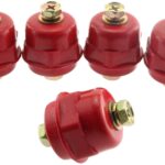 AISLADOR PARA BARRAJE 6KV 27MM X 25MM ROJO