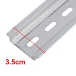 RIEL DIN RANURADO 35 X 7.5 mm GALVANIZADO LONGITUD 1M
