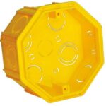 CAJA PLASTICA DE EMBUTIR OCTOGONAL GRANDE