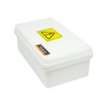 CAJA PASO PLASTICA IP65 122X166X110 BLANCA PROTECCION UV