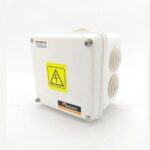 CAJA PASO PLASTICA IP55 122X166X81 CON CONOS PASACABLE
