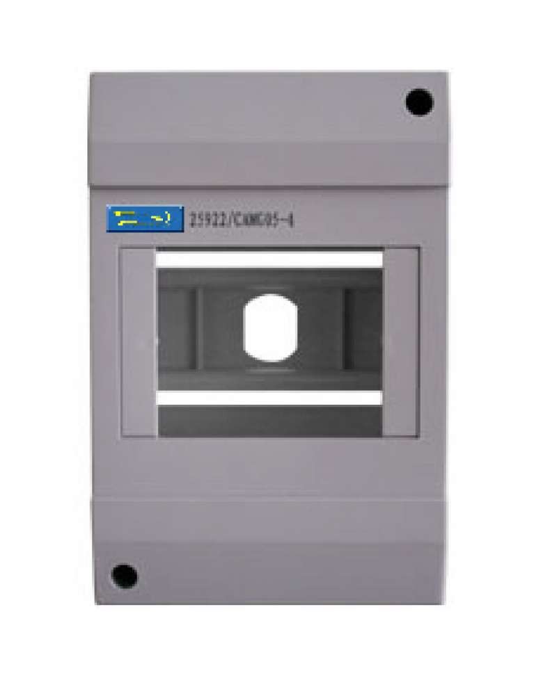 04-58-077_1.jpg CAJA PLASTICA DE SOBREPONER 4 POLOS - Image 1