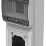 CAJA INDUSTRIAL IP65 1 MODULO TOMA 16/32/63 + 6 MOD BREAKER 3928 ACQUA COMBI FAMATEL