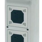 CAJA INDUSTRIAL IP65 3 MODULO TOMA 16/32/63 + 6 MOD BREAKER 3960 ACQUA COMBI FAMATEL