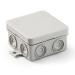 CAJA DE PASO MINIBOX IP55 TAPA CIERRE PRESION 75MM X 75MM X 39MM 7-19MM DIAMETRO 3051 FAMATEL