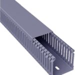 CANALETA PLASTICA RANURADA 25 x 25 MM x 2M LARGO