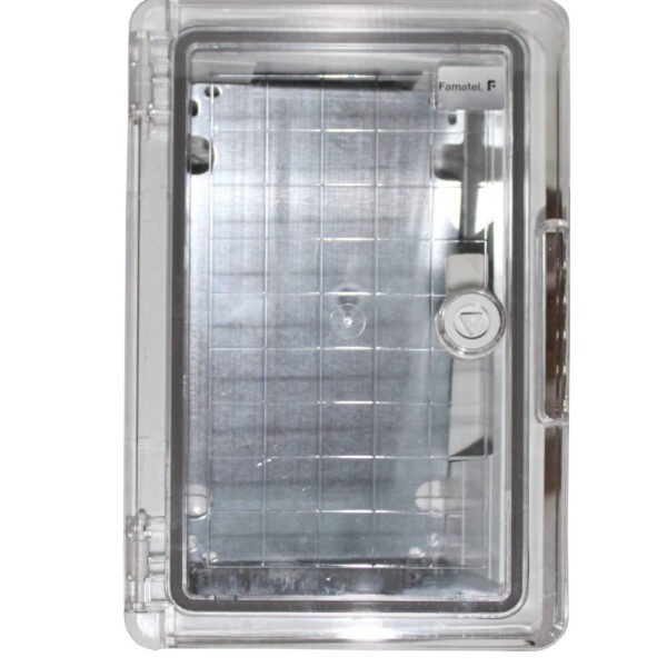 GABINETE ABS PUERTA TRANSPARENTE CON FONDO FALSO 200X300X130 IP65 39321 MAGNA CLEAR FAMATEL