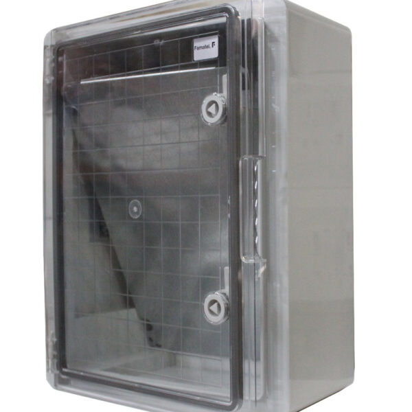 GABINETE ABS PUERTA TRANSPARENTE CON FONDO FALSO 300X400X170 IP65 39323 MAGNA CLEAR FAMATEL