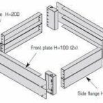 SOPORTE PARA RIEL DIN GABINETE 800MM ANCHO